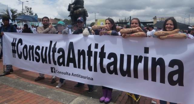 Consulta Antitaurina en Bogotá se realizaría el 13 de Agosto