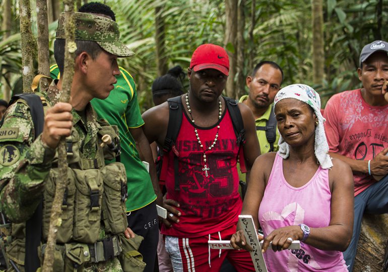 Base inconsulta en Cerro Mocho, Cacarica