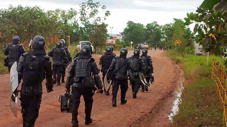 ESMAD y Policía antinarcóticos realiza erradicación forzada en Resguardo Nasa