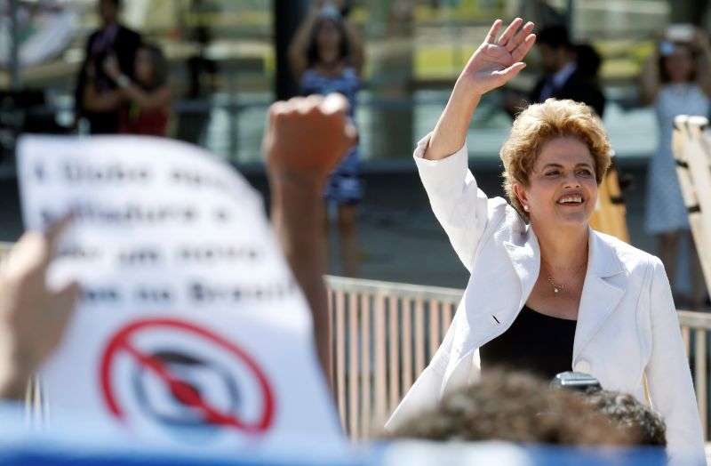 Esto no es un juicio político “es un golpe de Estado” Dilma Rousseff