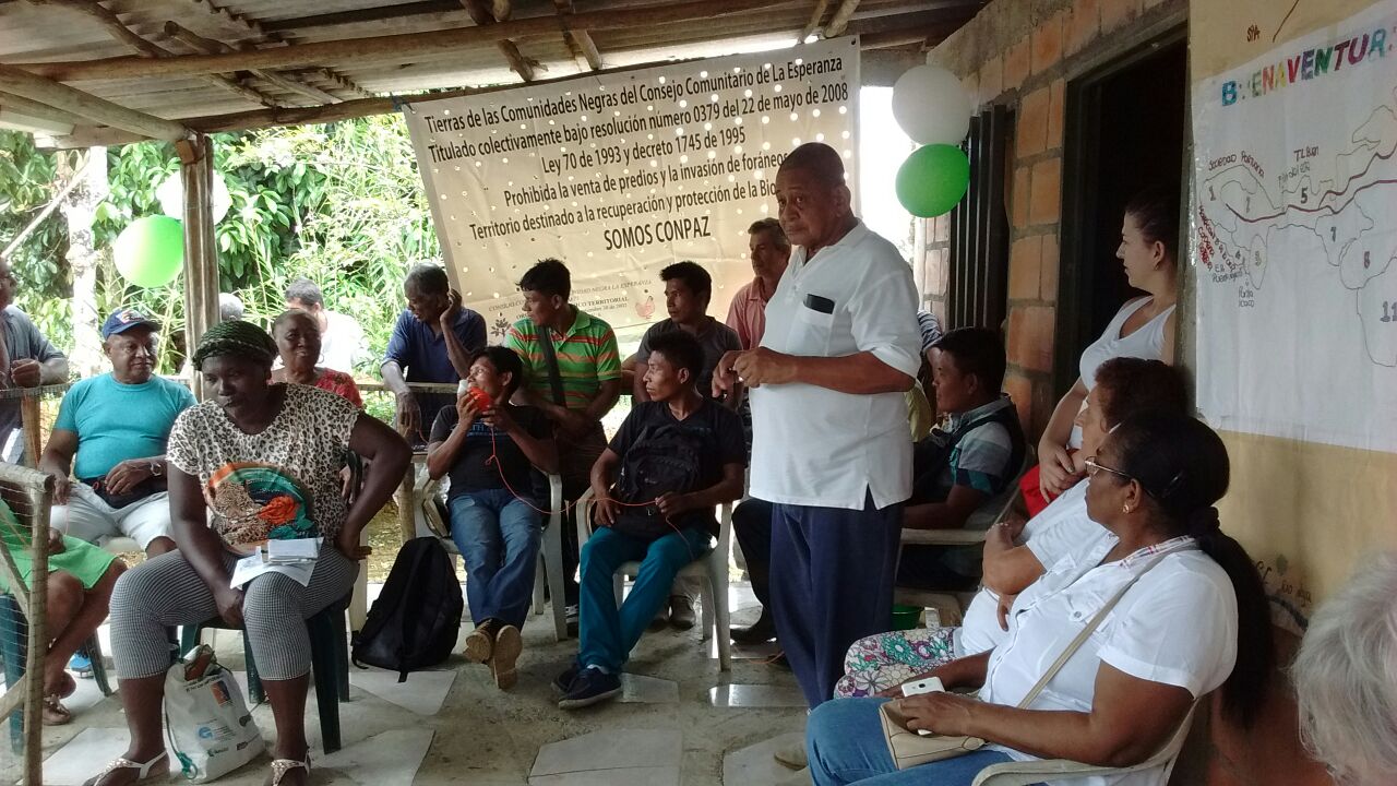 Ante presión paramilitar, comunidad declara Territorio de Paz en Buenaventura