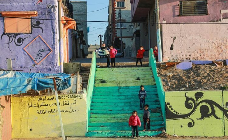 Fotografía: refugio de vida en medio de la devastación en la Franja de Gaza