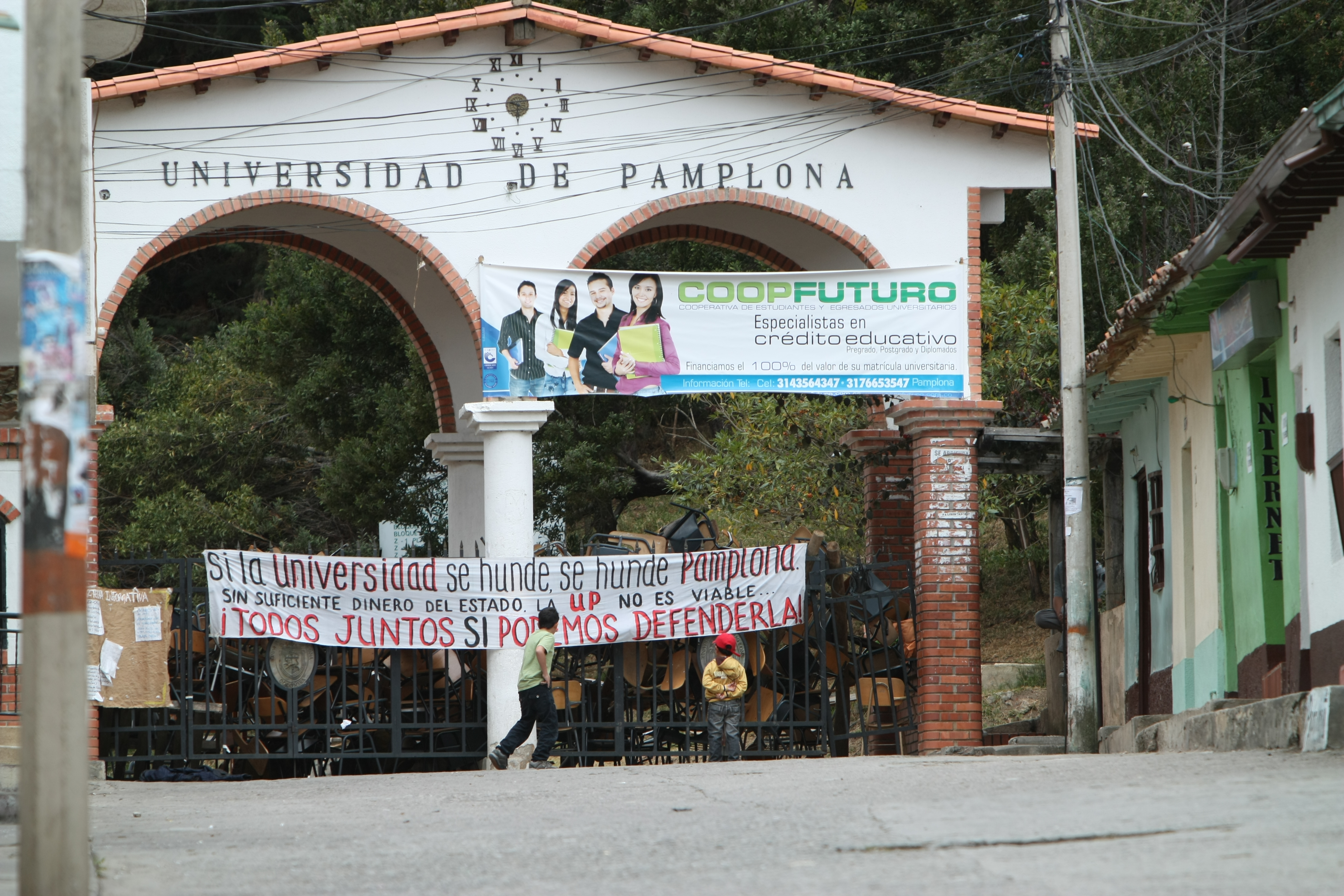 "No vamos a dejar en manos del olvido, la lucha estudiantil" Estudiantes de UniPamplona