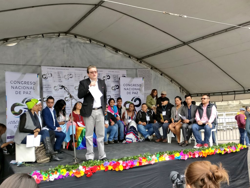 Congreso Nacional de Paz escenario para construir una Colombia incluyente
