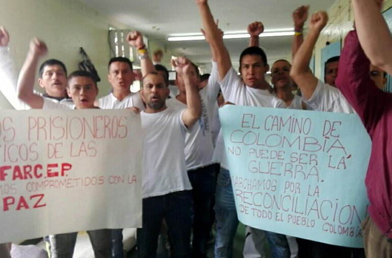 Estado sigue sin cumplir ley de amnistía a 22 días de huelga de hambre de presos políticos de las FARC