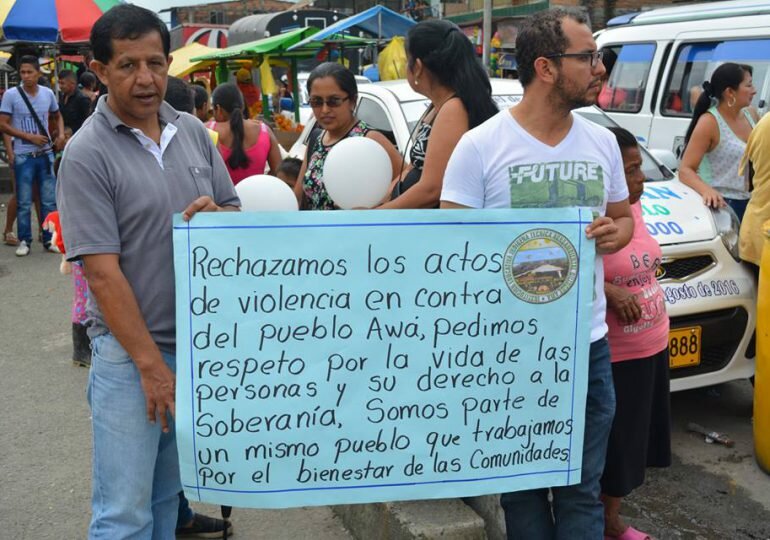 Pueblo AWÁ denuncia el exterminio de toda una familia