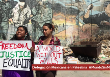 Mexico y Palestina dijeron No a los muros «World without Walls»