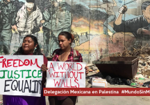 Mexico y Palestina dijeron No a los muros “World without Walls”