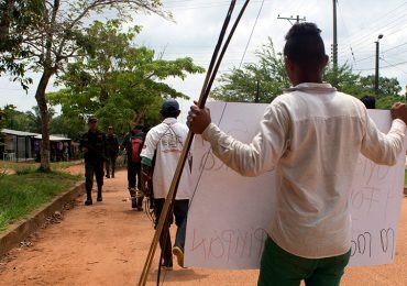 Indígenas Sikuani víctimas de despojo de tierras en El Porvenir, Meta