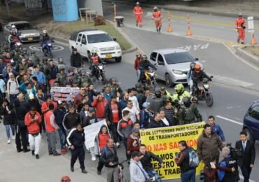 Paro Nacional de transportadores se moviliza por abusos, falta de seguridad e incumplimientos