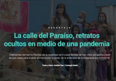 La calle del Paraíso, retratos ocultos en medio de una pandemia​