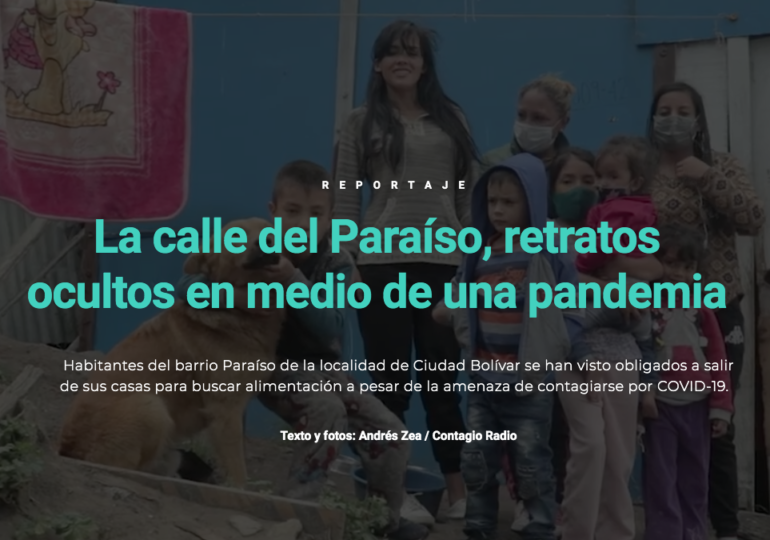 La calle del Paraíso, retratos ocultos en medio de una pandemia​