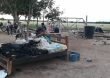 Con fuego y balas desalojan irregularmente a comunidad indígena del asentamiento Barrulia