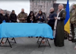 Así retrató nuestro corresponsal, Víctor de Currea-Lugo el último adiós a un soldado ucraniano
