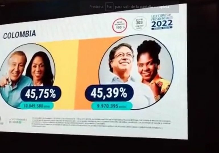 Cuestionan a la Registraduría Nacional por vídeo de resultados de la segunda vuelta presidencial
